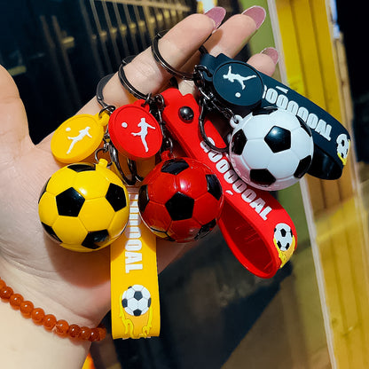 キーホルダー キーリング サッカーボール サッカー タグ付き バッグチャーム 商品画像3
