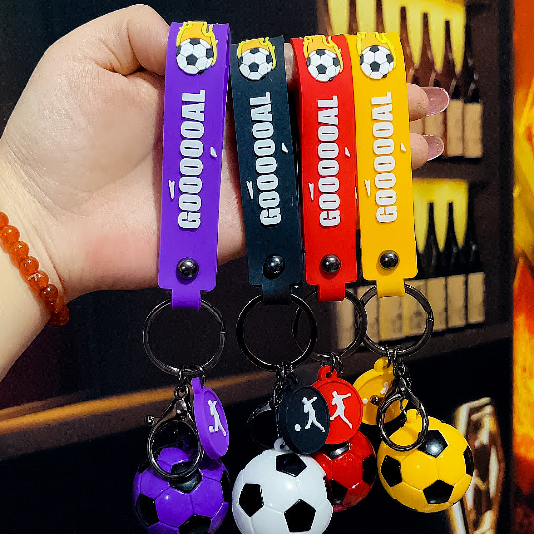 キーホルダー キーリング サッカーボール サッカー タグ付き バッグチャーム 商品画像5
