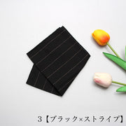 ハンカチ メンズ レディース お手拭き 男性用 婦人用 四角形 無地 ストライプ スクエア 薄手 シンプル 上品 おしゃれ プレゼント ギフト ポケットタオル