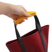 ハンドルカバー 持ち手カバー 単品 バッグ用アクセサリー バッグ 鞄 カバン 取っ手 スナップボタン 汚れ防止 保護 グリップ レザー調 フェイクレザー シンプル おしゃれ