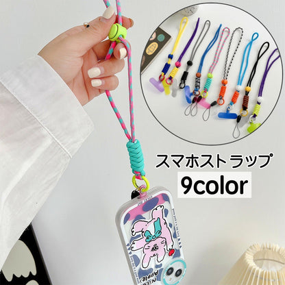 スマホストラップ ハンドストラップ ストラップホルダー 落下防止 紛失防止 紐 商品画像