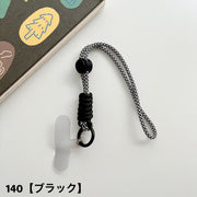 スマホストラップ ハンドストラップ ストラップホルダー 落下防止 紛失防止 紐 簡単装着 挟むだけ シンプル カラバリ豊富 スマホアクセサリー