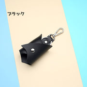 キーケース キーホルダー 鍵ケース 鍵ストラップ ボタン ナスカン コンパクト 男女兼用 シンプル かわいい カジュアル 汚れ防止 紛失防止