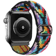 腕時計用ベルト apple watch用バンド アップルウォッチ用 交換バンド 付け替え メンズ レディース ヒョウ柄 ライン バイカラー カラバリ豊富