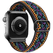 腕時計用ベルト apple watch用バンド アップルウォッチ用 交換バンド 付け替え メンズ レディース ヒョウ柄 ライン バイカラー カラバリ豊富