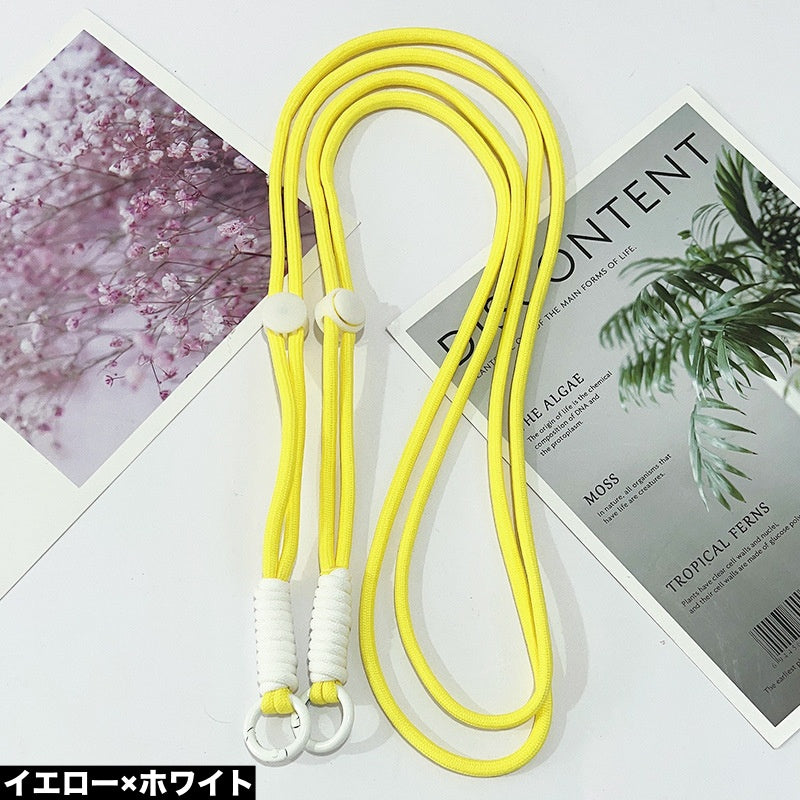 スマホショルダーストラップ スマホストラップ ネックストラップ 調節可能 丸紐 肩掛け 商品画像4