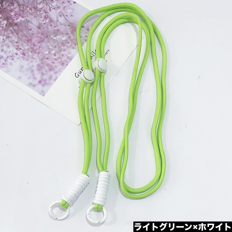 スマホショルダーストラップ スマホストラップ ネックストラップ 調節可能 丸紐 肩掛け 商品画像5