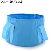 折りたたみバケツ 12L 布バケツ 屋外用パックシンク 洗面器 自立式 軽量 携帯 アウトドア キャンプ 釣り 洗濯 洗車 旅行 足湯 掃除 水汲み ハイキング 緊急用 洗いおけ 洗い桶 たらい 水の容器 車載バケツ ソフトバケツ ゴミ箱 足浴器 オックスフォード布 折り畳み式 軽い コンパクト 便利 防水 撥水 多機能 防災 持ち手 収納袋付き 円筒形 無地 迷彩 シンプル
