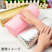 ネイル用アームレスト ハンドレスト ハンドピロー クッション ネイルサロン セルフネイル ハート 可愛い キルティング 半円型 PUレザー ネイルアート用品