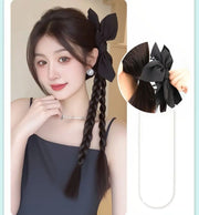 エクステ 三つ編み エクステンション ヘアクリップ レディース つけ毛 部分ウィッグ ヘアアレンジ 2連 編み込み 簡単装着 ポイントウィッグ ロング おしゃれ かわいい 髪飾り イメチェン イベント コスプレ 女性 女子 ヘアアクセサリー