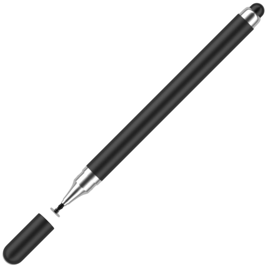 タッチペン スタイラスペン 2way タブレットアクセサリー スマホアクセサリー シリコン ブラック バリエーション画像