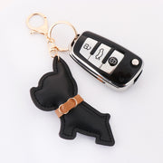 キーホルダー チャーム フェイクレザー PUレザー イヌ 犬 鍵 車 家 ミニ おしゃれ 可愛い シンプル プレゼント