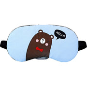 アイマスク アイピロー 安眠グッズ レディース ゴムバンド ポケット付き ホット クール かわいい キュート クマ イヌ ウサギ パンダ アニマル 動物 旅行用品