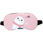 アイマスク アイピロー 安眠グッズ レディース ゴムバンド ポケット付き ホット クール かわいい キュート クマ イヌ ウサギ パンダ アニマル 動物 旅行用品
