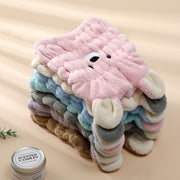 タオルキャップ ヘアキャップ ヘアタオル ドライキャップ 大人 バス用品 吸水 速乾 時短 クマ キュート かわいい カラバリ豊富