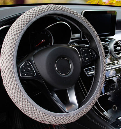 ハンドルカバー 車 ステアリングカバー O型 D型 カーハンドル用 商品画像2
