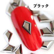 ネイルパーツ 10個セット ダイヤ型 ラインストーン キラキラ 綺麗 パーツ ネイルアート ジェルネイル レジン ハンドメイド デコパーツ