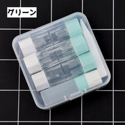 コンタクトレンズケース ケース コンタクト ハード用 ハードコンタクト 3本 ピンセット 携帯用 持ち運び 保管 シンプル コンパクト 旅行 持ち歩き トラベル 収納 便利