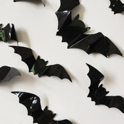 3Dウォールステッカー 壁紙シール 16個入 立体的 ウォールシール 取り外し可能 コウモリ 蝙蝠 バット ハロウィン Halloween かわいい 装飾 インテリア 雑貨 模様替え 室内装飾
