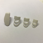 ギターフィンガーピック 4個セット 親指 サムピック ギター ギターピック ピック フィンガーピック 指プロテクター 指 爪 保護 練習 シンプル 黒 白