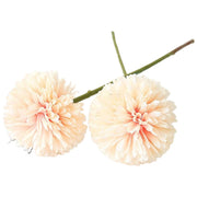 造花 2本セット フェイクフラワー 菊 ピンポンマム きく アートフラワー 装飾 飾り インテリア パーティー リビング 玄関 ウエディング おしゃれ ナチュラル 可愛い