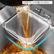水切りネットホルダー 三角コーナー ゴミ袋ホルダー ゴミ受け 省スペース 折り畳み シンク 布巾かけ ふきんかけ 排水口ネット 浮かせる キッチン用品 台所用品 生ごみ 生ゴミ 簡単設置