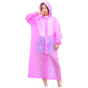 レインコート 雨具 カッパ 雨がっぱ 雨合羽 レインウェア 大人用 子供用 男女兼用 ロング丈 膝下丈 EVA素材 フード付き スナップボタン 自転車通学 バイク通勤 おしゃれ かわいい 雨の日