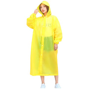 レインコート 雨具 カッパ 雨がっぱ 雨合羽 レインウェア 大人用 子供用 男女兼用 ロング丈 膝下丈 EVA素材 フード付き スナップボタン 自転車通学 バイク通勤 おしゃれ かわいい 雨の日