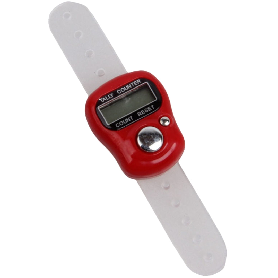 デジタルカウンター 数取り器 5桁 測定器 小型 指用 リング ベルト付き 数量カウント 計数器 コンパクト ミニサイズ 交通量計測 野鳥観測 在庫確認 編み物 人数確認 回転計 カウンター 持ち運び 持ち歩き 電池式 カラバリ豊富 シンプル カジュアル スマート 赤 青 緑 ローズ 紫 黄 橙 白 黒 ピンク