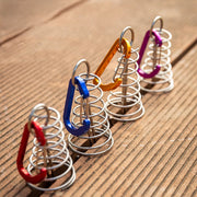 アンカーペグ ウッドデッキペグ テントペグ カラビナ スプリング付き 魚骨型 留め具 フック キャンプ パラソルタープ アウトドア用品 キャンプ用品 軽量 小型