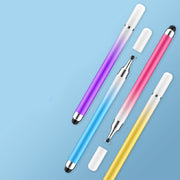タッチペン スタイラスペン 2way 単品 タブレットアクセサリー スマホアクセサリー スマートフォン 極細 グラデーションカラー シンプル お洒落 iPhone iPad android
