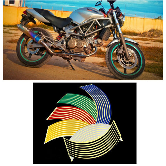 バイクホイールステッカー ホイールリムステッカー ホイールラインテープ 18インチ オートバイ 外装パーツ 商品画像