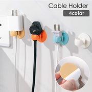 ケーブルホルダー ケーブルフック プラグフック 壁掛けフック ウォールフック 粘着式 収納用品 コード 充電コード 電源 コンセント シンプル 便利