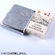 メタルシガレットケース タバコケース タバコ入れ 煙草入れ 20本収納 金属 スリム 薄型 軽量 ワンタッチ開閉式 クリップ付き