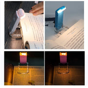 クリップライト ブックライト 読書ライト 読書灯 USB LED 調光 調色 充電式 折り畳み ポータブル 小型 小さめ ミニ リチウム