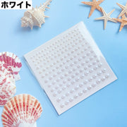 デコシール フェイクパール ラインストーン 3枚セット ジュエリーシール ネイルシール ステッカー 3D 立体的 キラキラ ビジュー ネイルアート スマホデコレーション 手帳 DIY セルフネイル 推し活 かわいい キュート 多用途 お洒落 ダンス イベント コスプレ