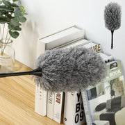 ハンディモップ 日用品 掃除用具 掃除道具 ミニモップ 小さめ ファイバー ほこり取り 埃 ホコリ はたき モノトーン グレー おしゃれ シンプル 隙間 すき間 パソコン 屋内 室内 車内