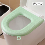 便座カバー トイレカバー 汎用型 厚手 クッション 装着簡単 O型 V型 U型 スクエア型 トイレ用品 インテリア雑貨 日用品 洗える おしゃれ シンプル 取り付け簡単 置くだけ