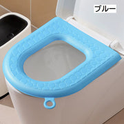 便座カバー トイレカバー 汎用型 厚手 クッション 装着簡単 O型 V型 U型 スクエア型 トイレ用品 インテリア雑貨 日用品 洗える おしゃれ シンプル 取り付け簡単 置くだけ