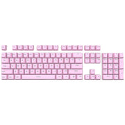 キーキャップ キーボードキャップ 英語配列 カナなし 透光 メカニカルキーボード用 104キー ABS樹脂 OEM カスタム 交換 単色 バイカラー おしゃれ PCアクセサリー パソコン周辺機器 テンキー パステルカラー