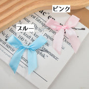 ギフトラッピング リボン ラッピングタイ ワイヤータイ 針金 12個セット 蝶結び ラッピングリボン 可愛い