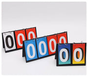 スコアボード 3ケタ フリップ式 得点版 手動 卓上 見やすい スコア表 卓球 サッカー 試合 得点競技 点数記録 得点ボード コンパクト 軽量 折りたたみ 持ち運び 防水 耐久性
