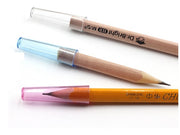 鉛筆キャップ えんぴつキャップ 10個セット 文具 文房具 学用品 透明 クリア シンプル 軽量 新入学 新学期 小学校