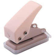 穴あけパンチ 1穴パンチ 6mm 単穴 小型 パンチ ミニサイズ コンパクト 事務用品 文具  ハンディ 紙用 ファイリング かわいい