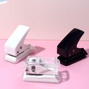 穴あけパンチ 1穴パンチ 6mm 単穴 小型 パンチ ミニサイズ コンパクト 事務用品 文具  ハンディ 紙用 ファイリング かわいい