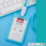 IDカードホルダー パスケース IDカードケース 縦型 縦型 首掛け ネックストラップ付き カード入れ ICカード 社員証 通行証 定期入れ オフィス ビジネス シンプル