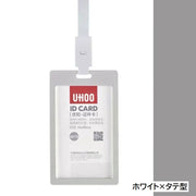 IDカードホルダー パスケース IDカードケース 縦型 縦型 首掛け ネックストラップ付き カード入れ ICカード 社員証 通行証 定期入れ オフィス ビジネス シンプル