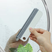 ガラスワイパー 水切りワイパー スクイージー クリーニングブラシ スポンジ 掃除用具 清掃用品 凹凸 ゴム 無地 単色 シンプル かわいい おしゃれ ガラス トイレ バスルーム 車 鏡 キッチン 洗面台 浴室