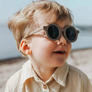 サングラス キッズ 子供用 男の子 女の子 円型 紫外線対策 度なし カラバリ豊富 かわいい おしゃれ かっこいい お出かけ お散歩 記念撮影 男児 女児 ギフト プレゼント ファッション小物