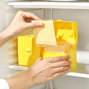 スライスチーズケース 保存容器 ホルダー ケース ストッカー プラスチック製 四角 キッチン 台所用品 スライスチーズ入れ スライスチーズポット チーズケース チーズ 収納 小物入れ プレゼント インテリア雑貨 収納ケース マルチ収納ケース 冷蔵庫収納 便利 かわいい ユニーク 面白い